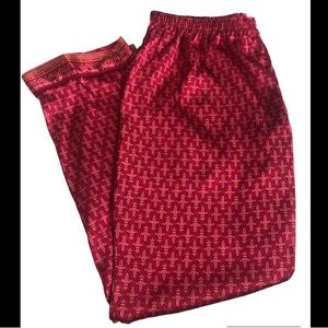 NWOT Fleur de lis silky pajama bottoms 2X